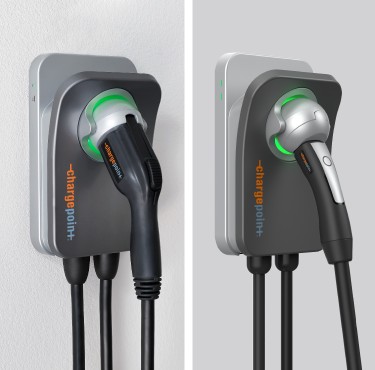 Wall-mounted home charging — manufacturer example